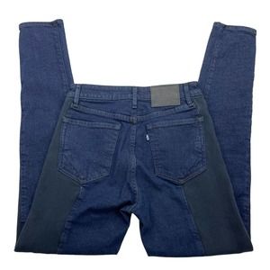Levis Made & Crafted 721 Womens Blue High Rise Denim Skinny Jeans 27
